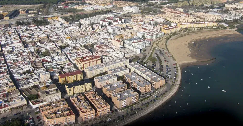 Puerto Real zona donde llega El Pintor en Cadiz